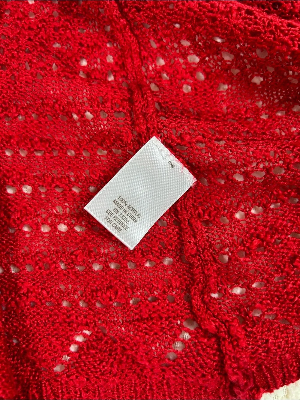 Roz & Ali open front pointelle knit waterfall cardigan Cottagecore Boho